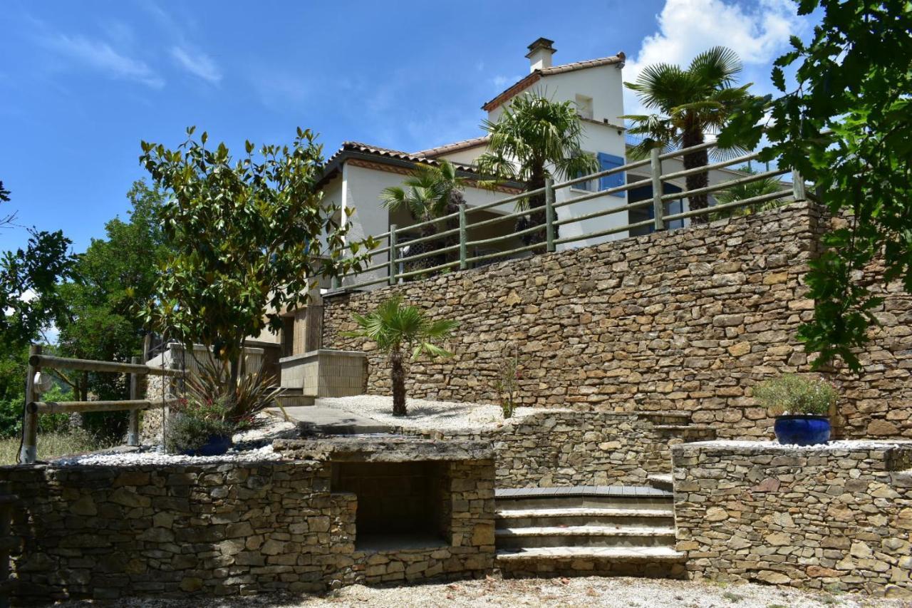 فيلا Les Palmiers Des Causses Saint-Rome-de-Tarn المظهر الخارجي الصورة